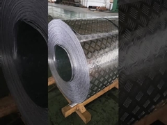 Lembaran Timbul Aluminium Berlian 4X8Ft 1001 6061 Kotak-kotak