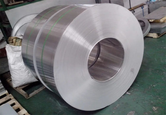 316 304 Warna Aluminium Strip Zinc Plated Steel 0.2mm Untuk Konstruksi